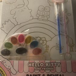 Hello Kitty Paint & Reveal Wall Art Kit