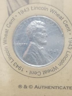 1943 Lincoln steel penny