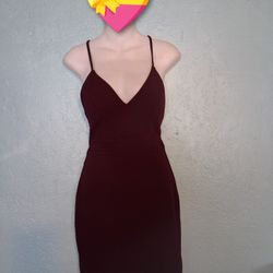 Vestido Guinda " City Triangles" # 8