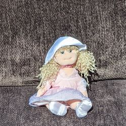 Ty Girl with pink dress plush toy