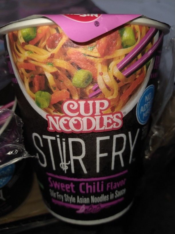 Cup Noodles Stir Fry Sweet Chili Flavor Style Asian for Sale in Los