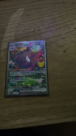 Gengar ex Pokémon TCG Holo Card 154/128