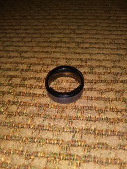 Mens triton tungsten carbide ring