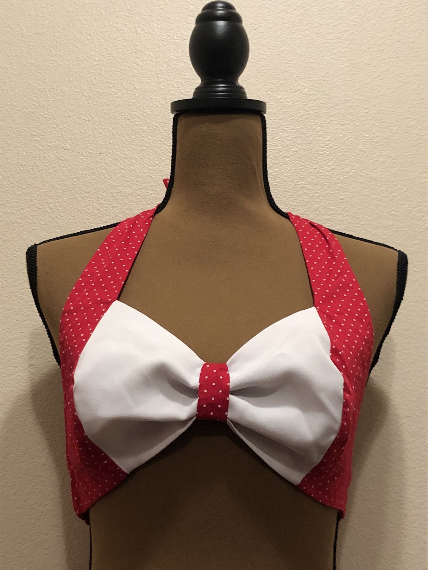 Vintage 1950s Bra Halter Crop Top