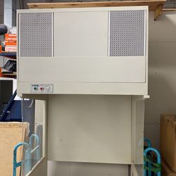 chemical room with ventilation and lights