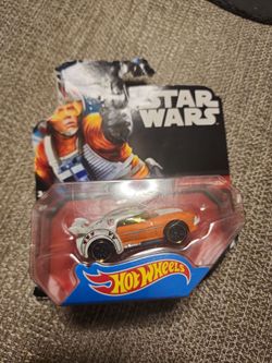 Hot Wheels STAR WARS LUKE SKYWALKER Car #3 In Series 2014 Mattel Disney