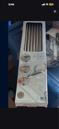 Over-the-Sink Roll-Up Dish Drying Rack – Stainless Steel
