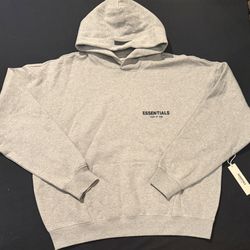 Fear of God Essentials Hoodie Light Oatmeal Mens Size XL