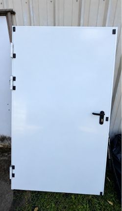 New heavy-duty commercial exit door available for sale.