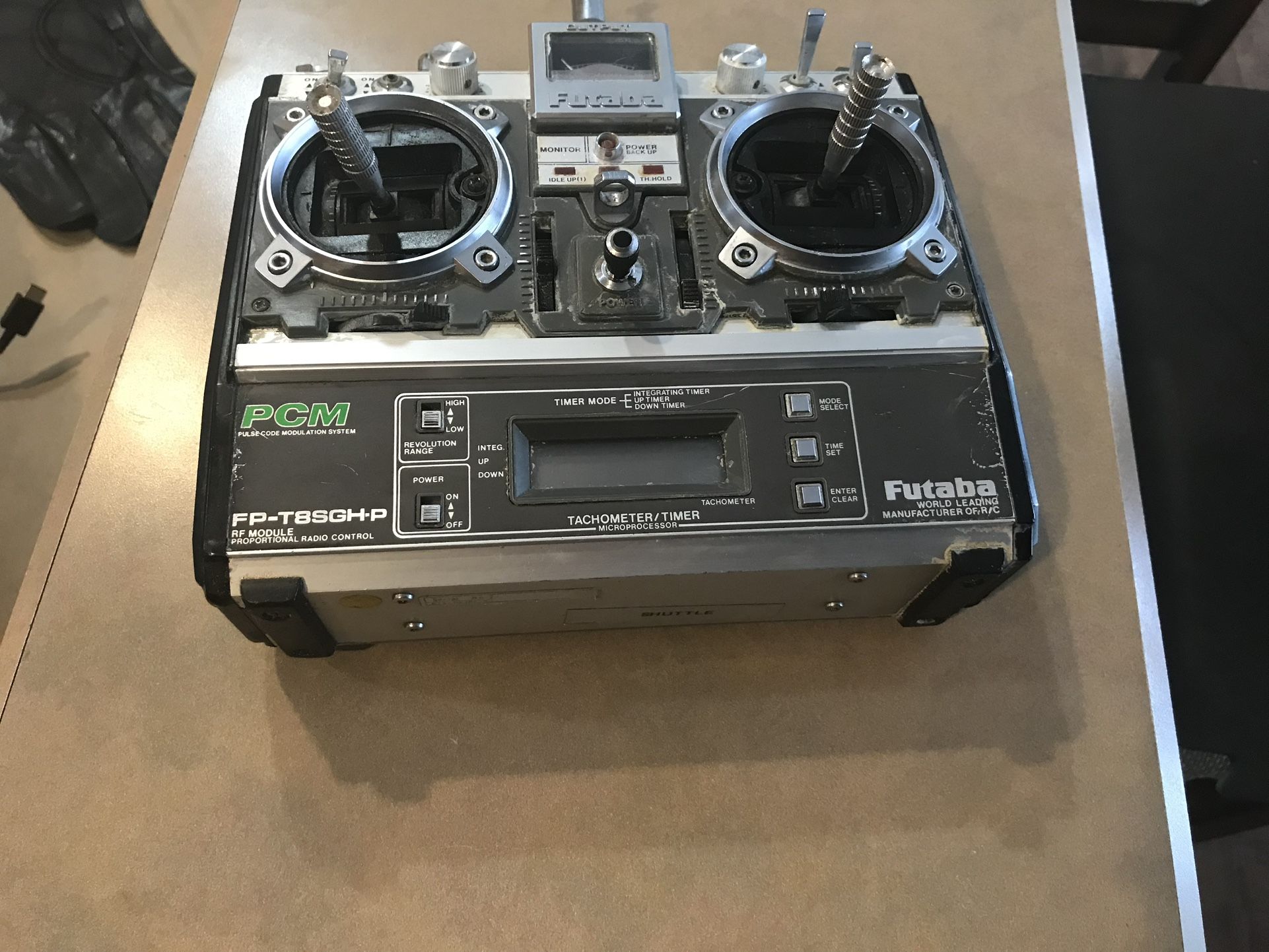 Back To The Future Real Life Controller Futaba 8 Channel PCM Rare Green Label