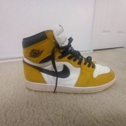 Air Jordan 1 Retro High Yellow Ochre Mens Size 12