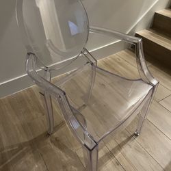 Ghost Chairs with arms (set of 4)