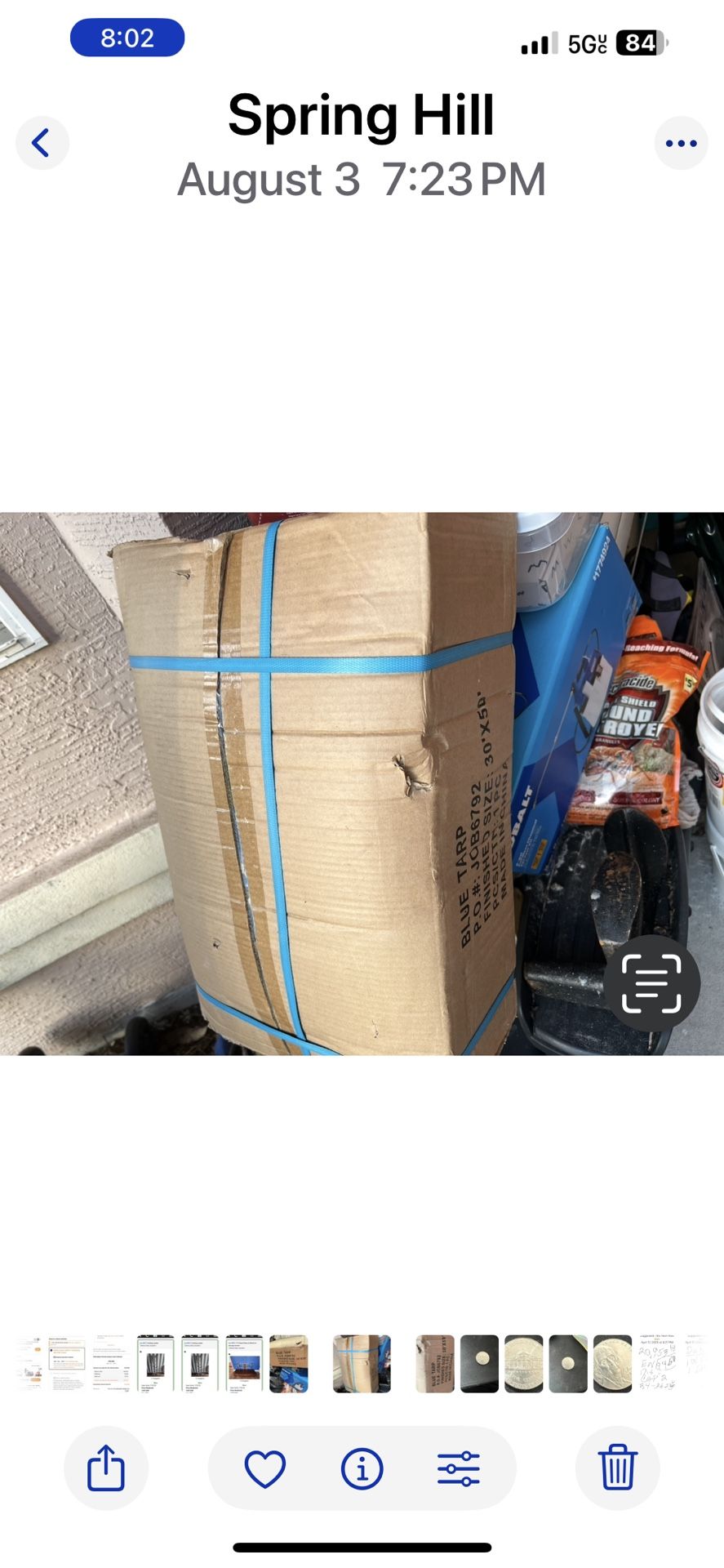 30 x 50’ tarp