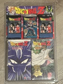 Dragonball Z 6 Booster Packs & Vhs Combo