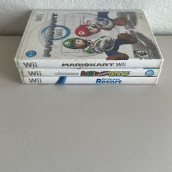 Wii Games $55 For All 