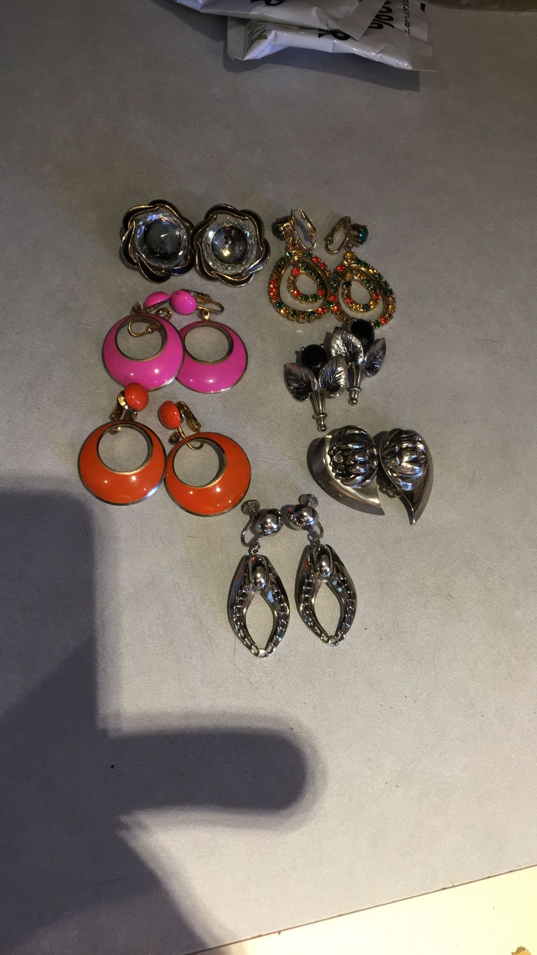 Vintage Clip On /Screw On Earrings