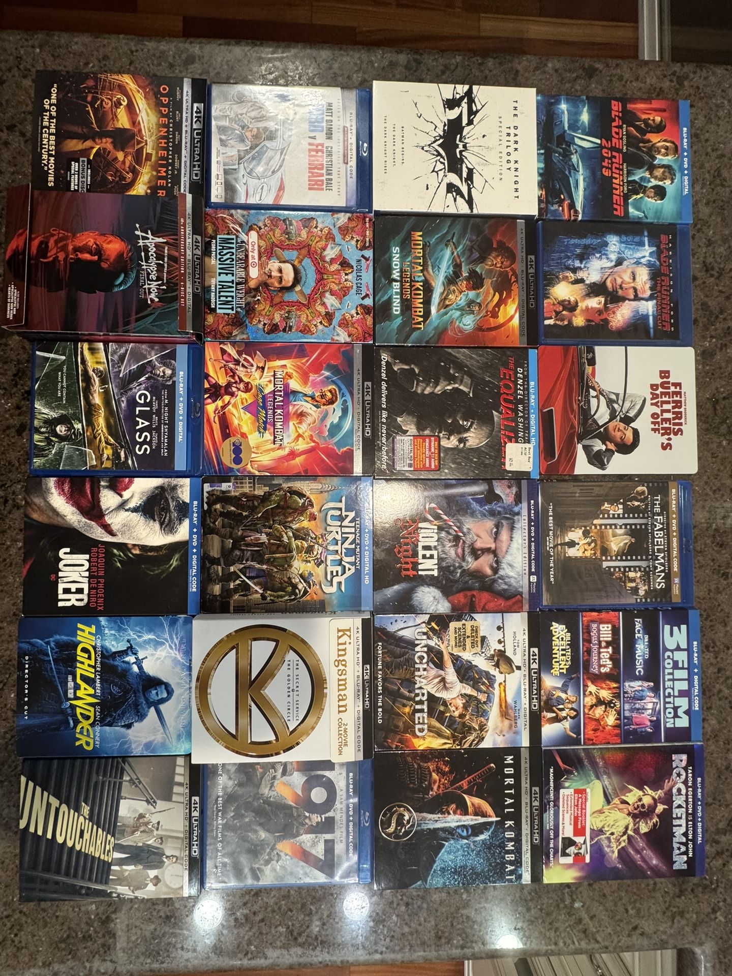 4k/Blu-Ray Action/Adventure/Comedy/Drama Lot