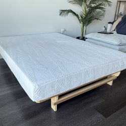 Full Frame And Memory Foam Mattress 