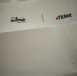 Six Flags tickets!🥳 🎢🎠🎡 $49 each ticket