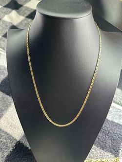 14kt Solid Gold Curb Link Chain / Cadena Sólida de Oro 14kt