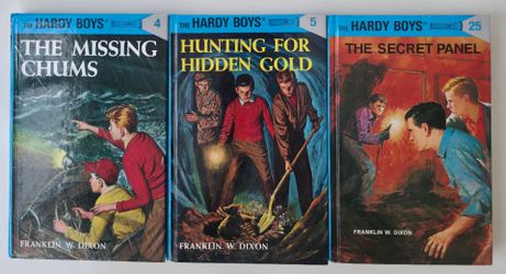 Hardy Boys Books Set of 3 Hardcovers