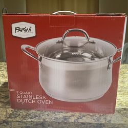 Parini Stainless Steel Dutch Oven 