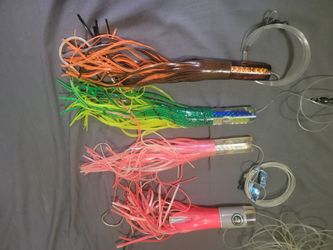 Zuker Marlin Lures & 7 Strand Pink