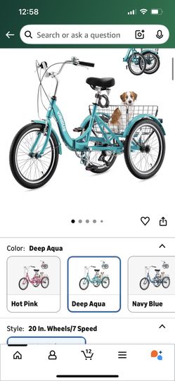 VIRIBUS Folding Adult Tricycle