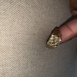 10K gold nugget Ring  
