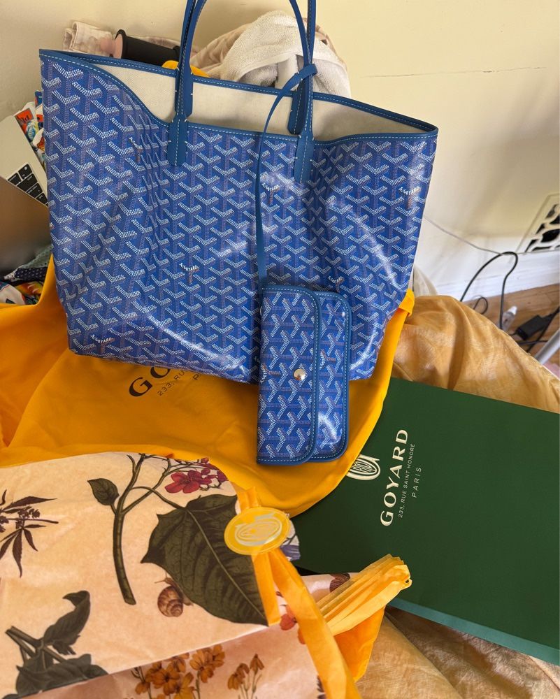 Blue Goyard Tote PM
