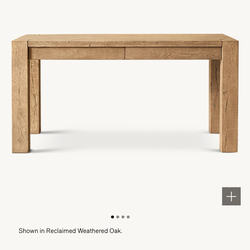 RECLAIMED OAK DESK from RH