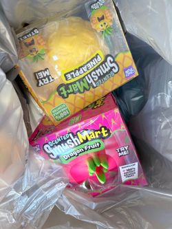 Pineapple, dragon fruit squishy