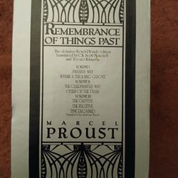 MARCEL PROUST. REMEMBRANCE OF THINGS PAST 