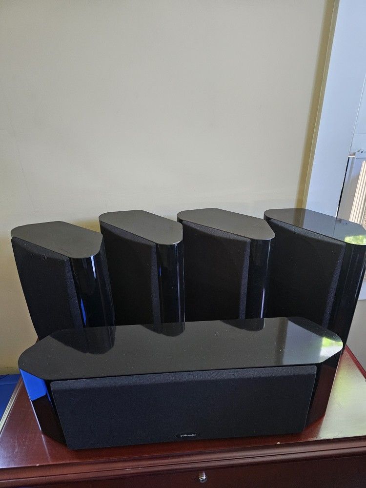 5 Channel Polk Speakers