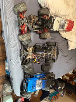 Three rc cars