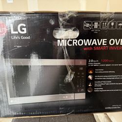 LG microwave With Smart Inverter 2 Cu Ft