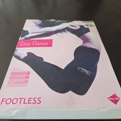 Dux Dance Ballet Footless Black Tights Toddler 7B11