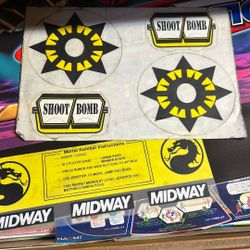 Shoot/bomb Arcade Video Game Joystick Control Panel Stickers 