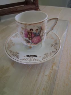 Vtg Miniture Tea Cup & Saucer