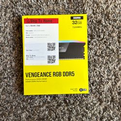 Vengeance Rgb DDR5 32GB 7200MHz