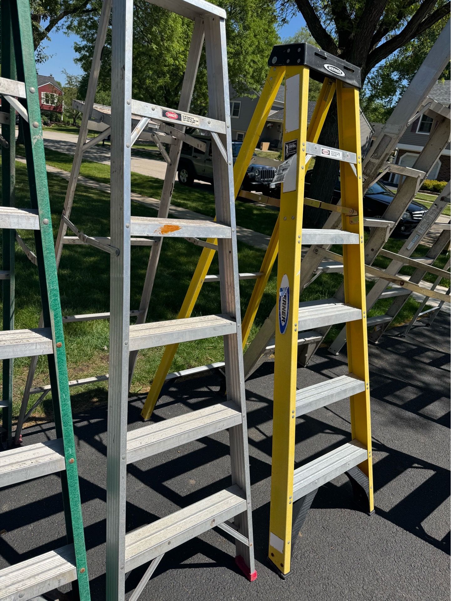 6ft aluminum ladder
