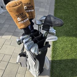 Ladies Full Golf Set Taylormade Driver, Woods, and Hybrid