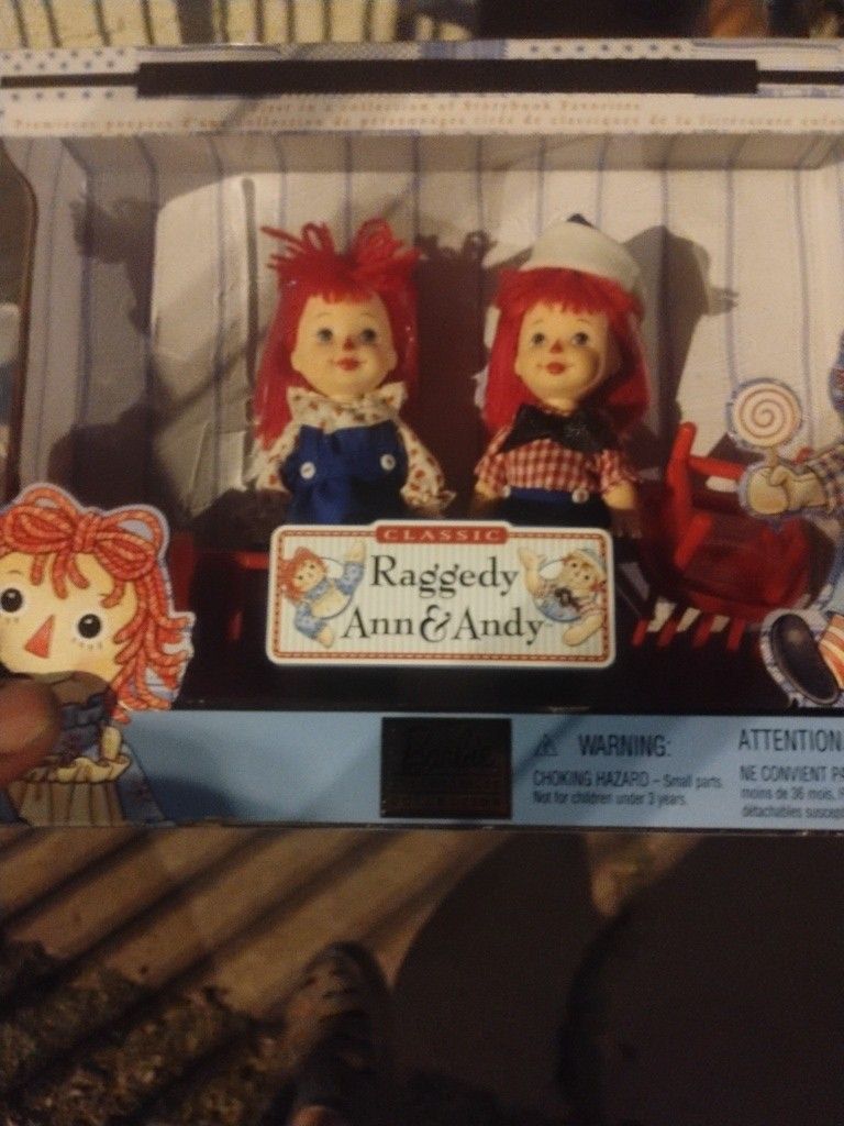 Vintage Raggedy Ann And Andy Set Collectors Edition Yes You're Welcome