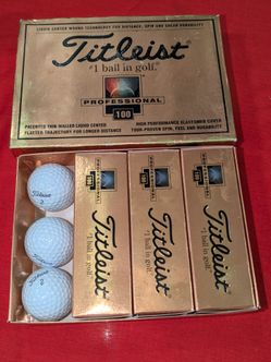 NEW(Vintage) Titleist Professional Golf Balls