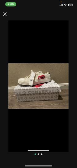 converse comme des garcons heart mens 