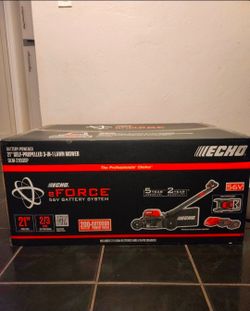 NEW Echo eFORCE 56V 21” Self-Propelled Lawn Mower w/ 2 Batteries + Charger (Retail $700+)