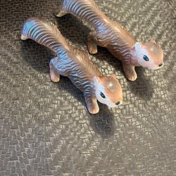 VTG MCM Wall Climber Squirrel Figurine Ceramic-9” Long