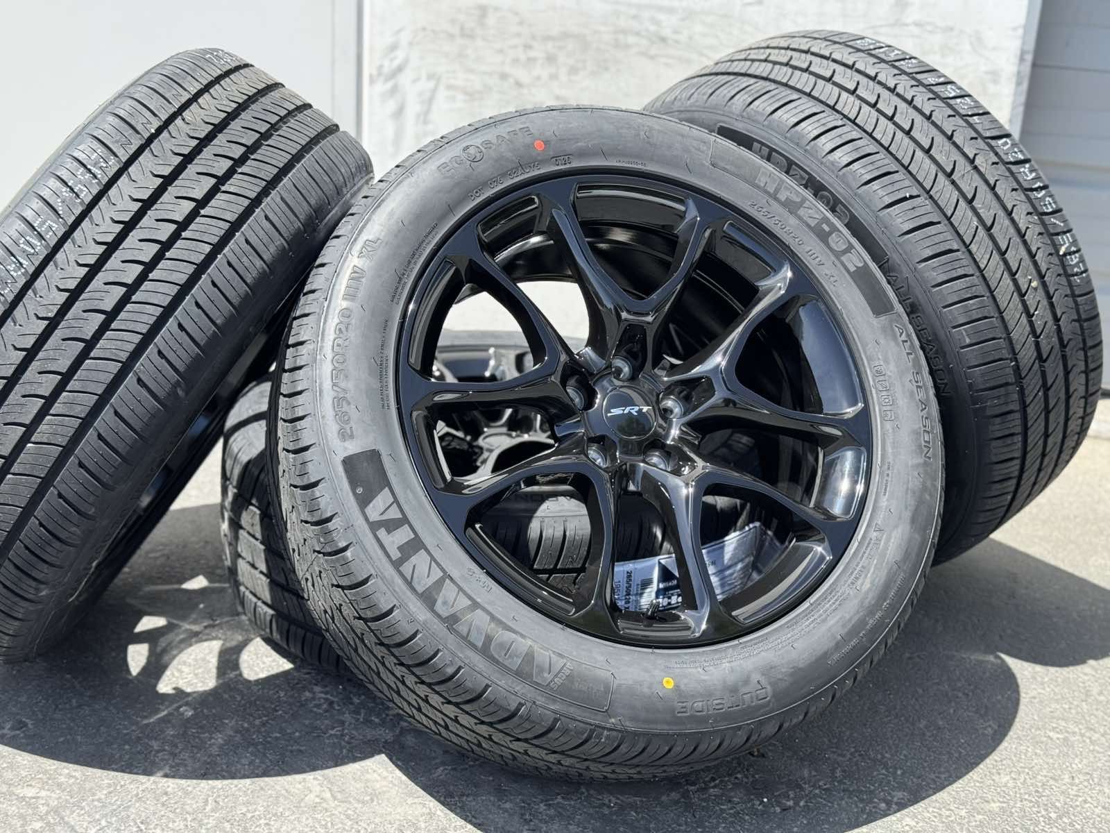 New 20" Dodge Durango Trakhawk Wheels Jeep Cherokee Rims SRT AS Tires A/T 2026 Grand Cherokee