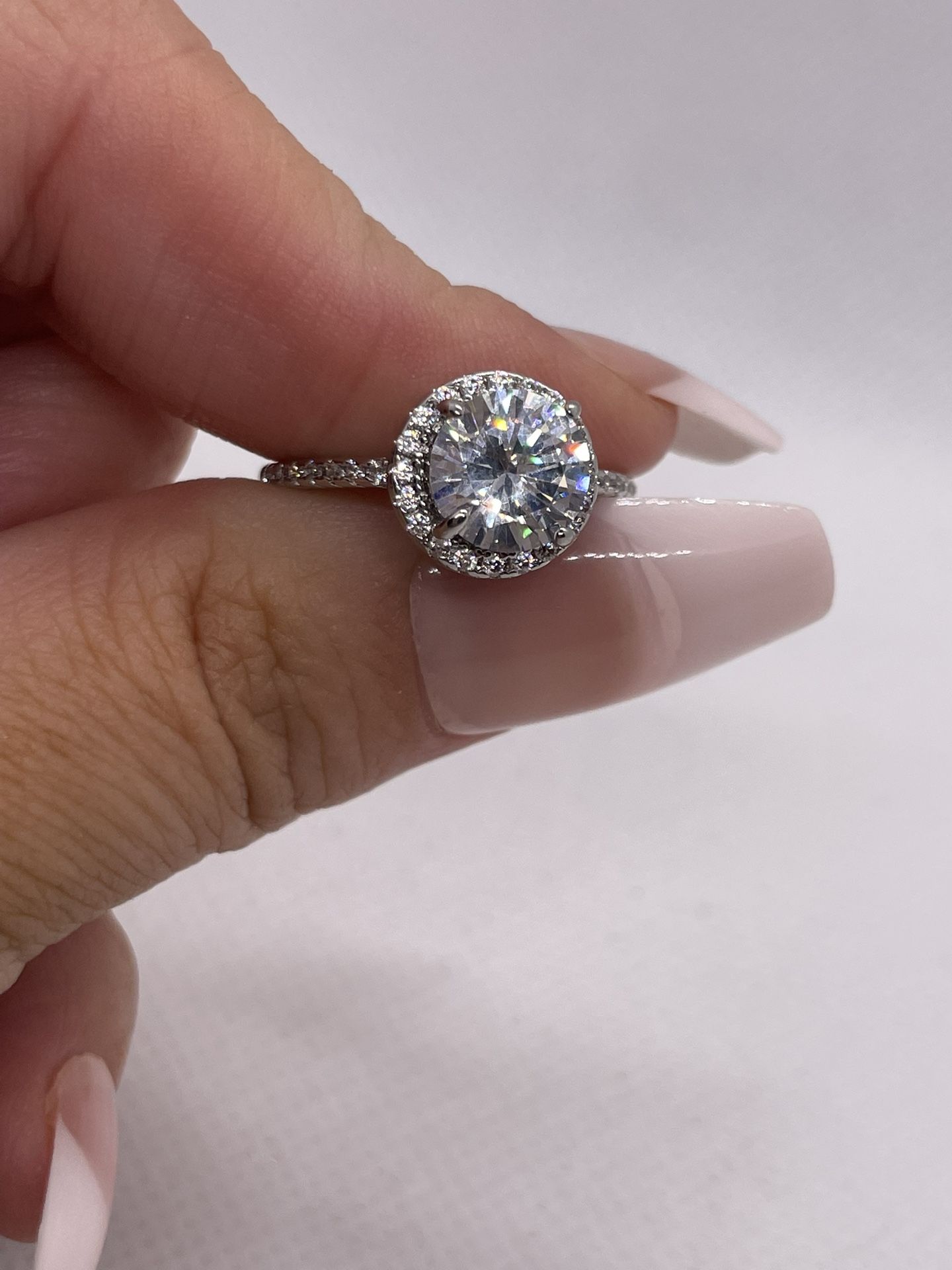 Ring Size 6 - 925 Silver & CZ