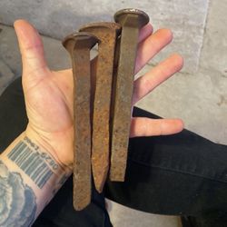 Old Railroad Nails 